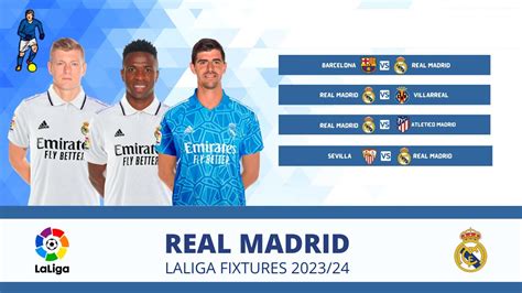 la liga real madrid soccer fixtures